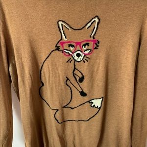Old Navy fox sweater